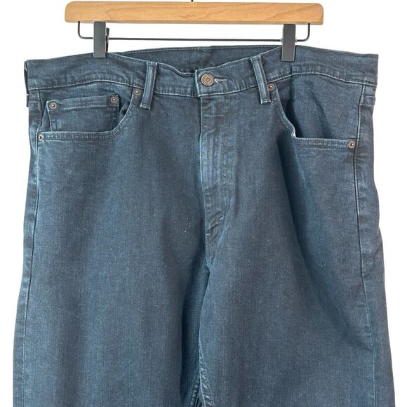Levis Mens 505 Jeans‎ 38x31 Blue Straight Leg Dark Navy - Picture 3 of 10